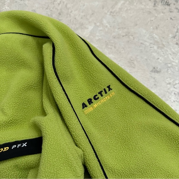Vintage Izod fleece volt green medium - Picture 2 of 5